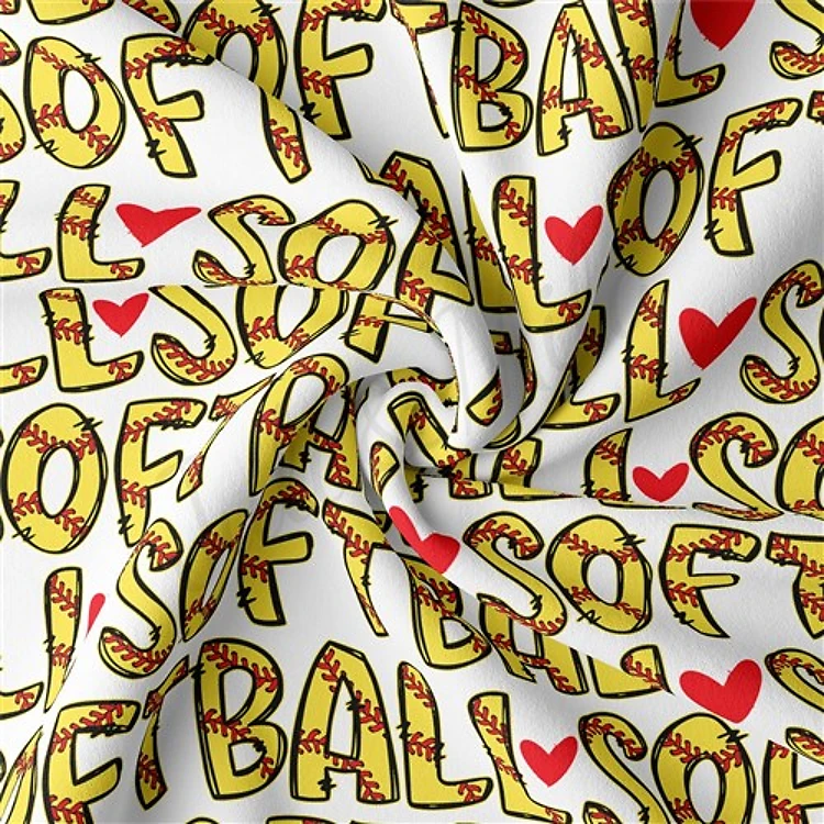 Softball Double Brushed Polyester Fabric Jersey Stretchy Soft Polyester Stretch Fabric