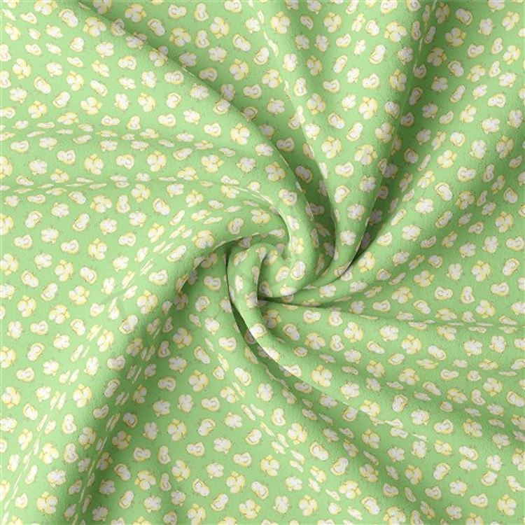 Easter Double Brushed Polyester Fabric Jersey Stretchy Soft Polyester Stretch Fabric