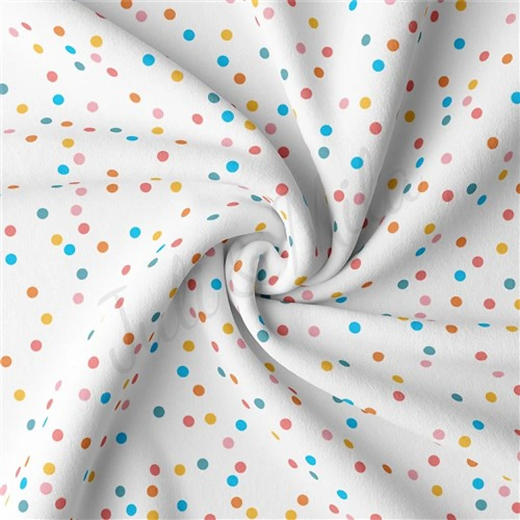 Easter Double Brushed Polyester Fabric Jersey Stretchy Soft Polyester Stretch Fabric
