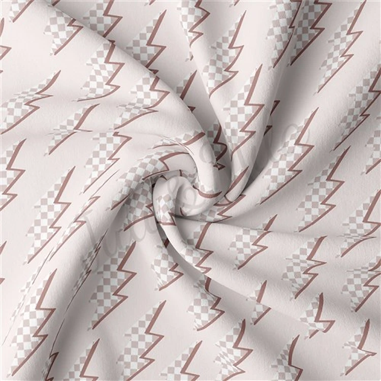 Double Brushed Polyester Fabric Jersey Stretchy Soft Polyester Stretch Fabric