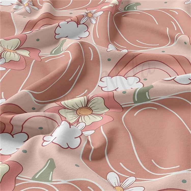 Double Brushed Polyester Fabric Jersey Stretchy Soft Polyester Stretch Fabric