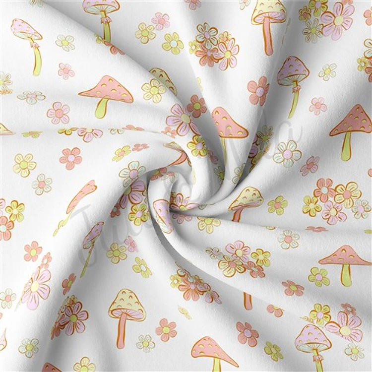 Double Brushed Polyester Fabric Jersey Stretchy Soft Polyester Stretch Fabric