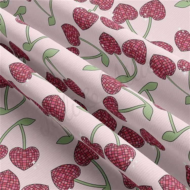 Valentine's Day Rib Knit Fabric, RBK2301 & Get a Free $89.99 Embroidery Bundle