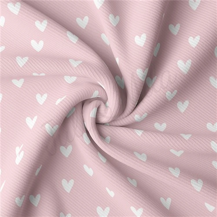 Valentine's Day Rib Knit Fabric, RBK2308 & Get a Free $89.99 Embroidery Bundle