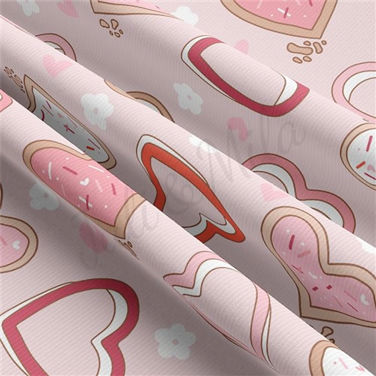 Valentine's Day Rib Knit Fabric, RBK2304 & Get a Free $89.99 Embroidery Bundle