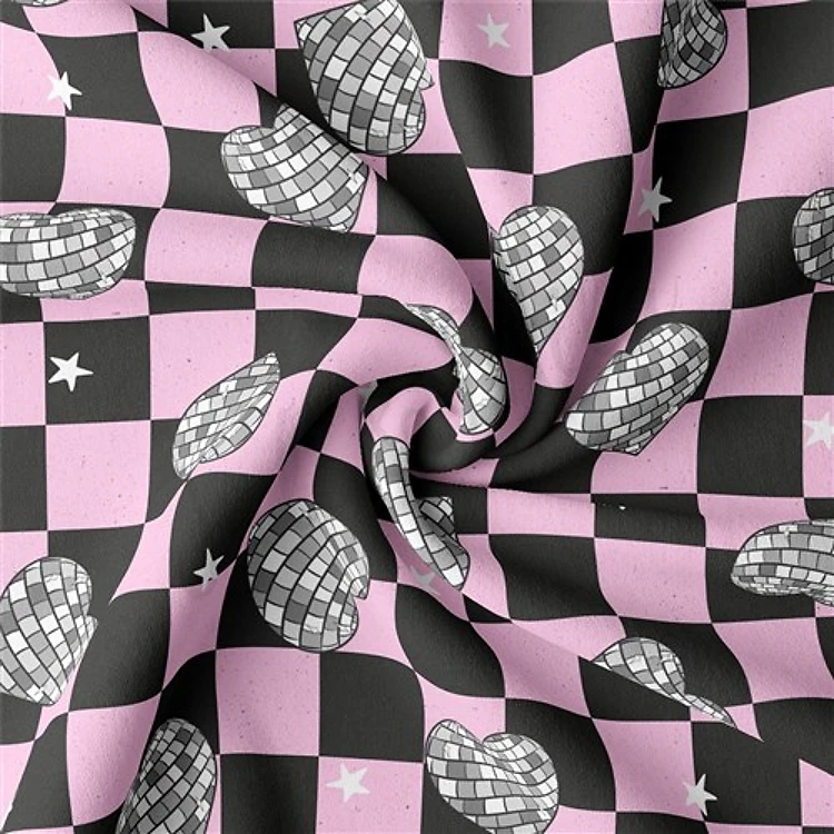 Double Brushed Polyester Fabric Jersey Stretchy Soft Polyester Stretch Fabric