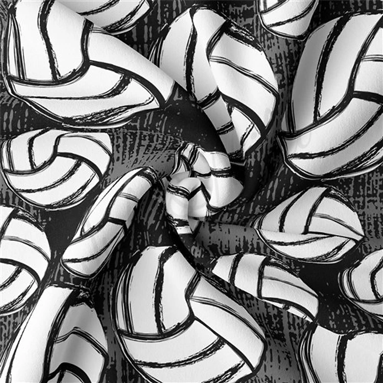 Volleyball Double Brushed Polyester Fabric Jersey Stretchy Soft Polyester Stretch Fabric