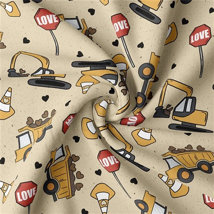Double Brushed Polyester Fabric Jersey Stretchy Soft Polyester Stretch Fabric
