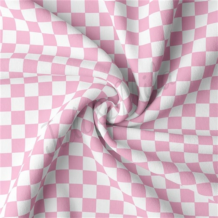 Double Brushed Polyester Fabric Jersey Stretchy Soft Polyester Stretch Fabric