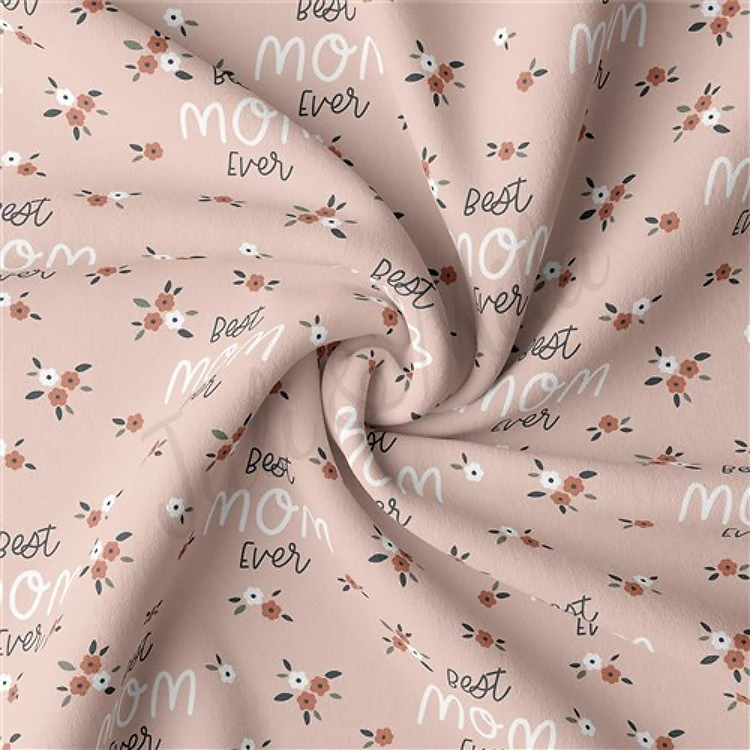 Double Brushed Polyester Fabric Jersey Stretchy Soft Polyester Stretch Fabric