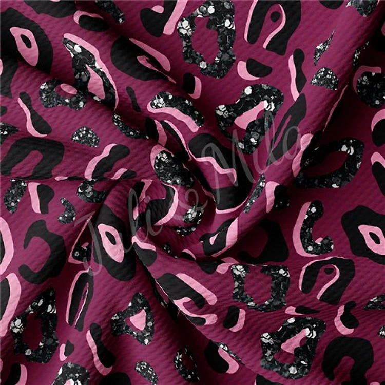 Printed fashionspots Liverpool Bullet Textured Stretch Solid Strip Thick Knit Jersey Fabric