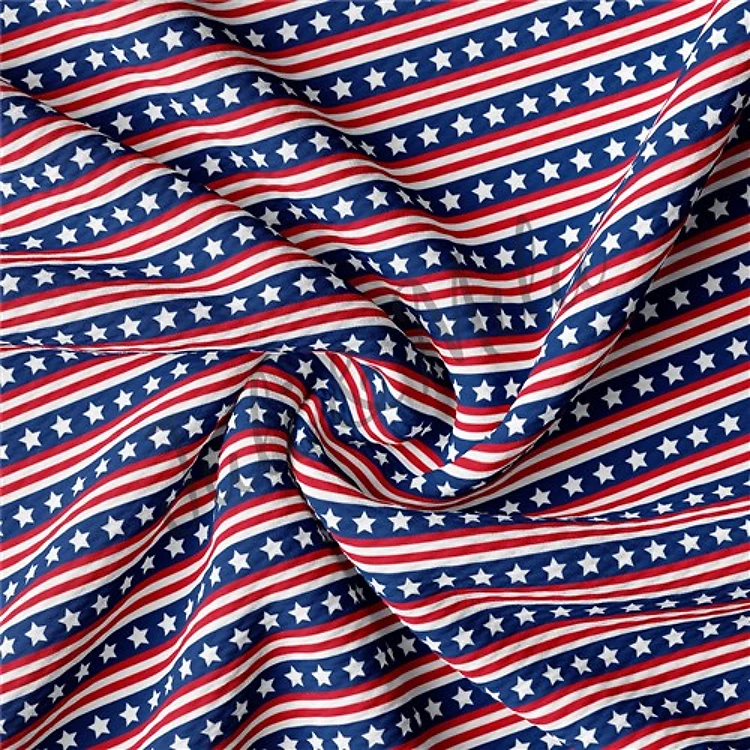 Patriotic 4th of July PT45 Liverpool Bullet Textured Stretch Solid Strip Thick Knit Jersey Fabric