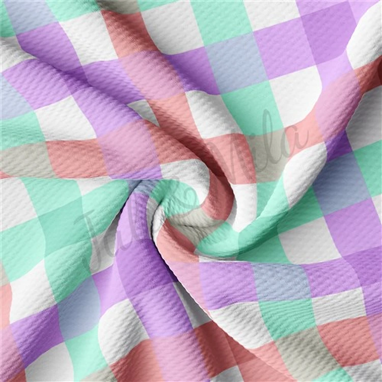 Easter Easter82 Liverpool Bullet Textured Stretch Solid Strip Thick Knit Jersey Fabric