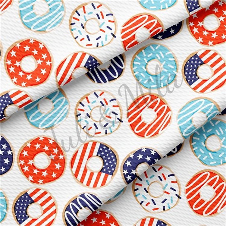 Patriotic 4th of July Liverpool Fabric PT59 TBP102 & Get a Free $89.99 Embroidery Bundle