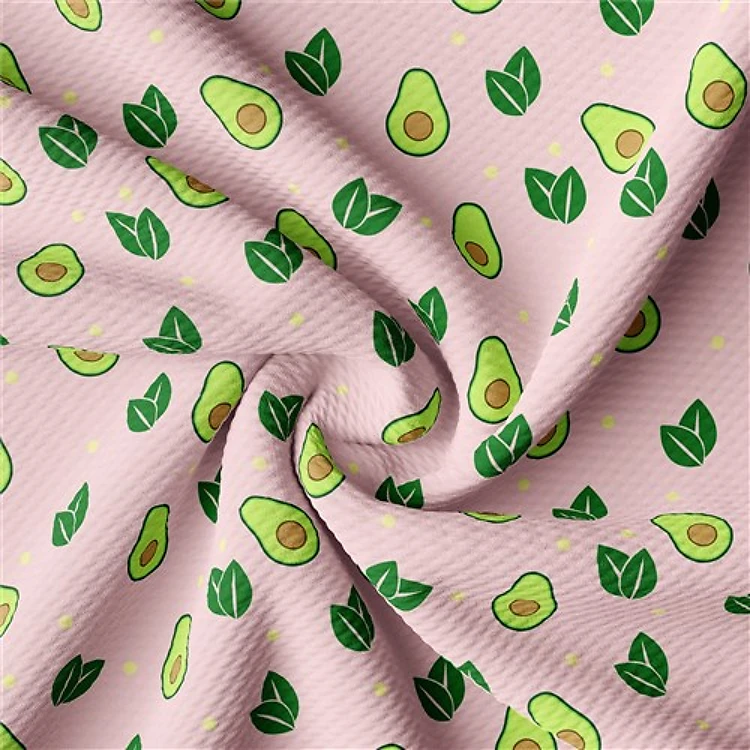 Avocado Printed Liverpool Fabric (Avocado2) & Get a Free $89.99 Embroidery Bundle