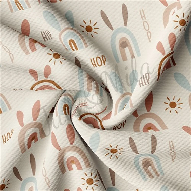 Easter East91 TBP101 Liverpool Bullet Textured Stretch Solid Strip Thick Knit Jersey Fabric