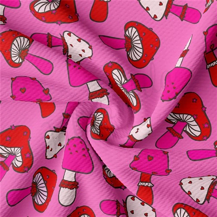 Valentine's Day Liverpool Bullet Textured Stretch Solid Strip Thick Knit Jersey Fabric
