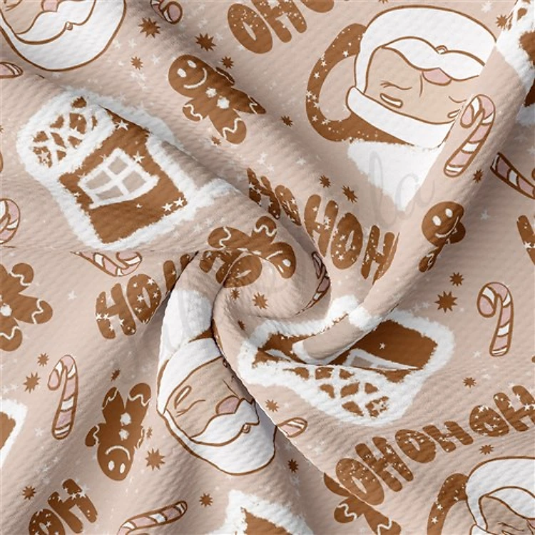 Christmas Christmas Liverpool Bullet Textured Stretch Solid Strip Thick Knit Jersey Fabric