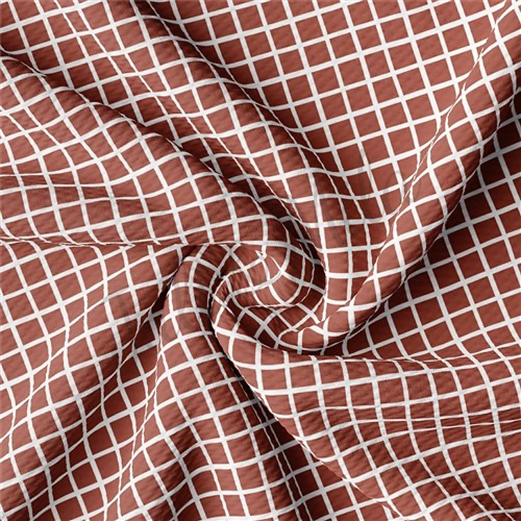 Printed Liverpool Bullet Textured Stretch Solid Strip Thick Knit Jersey Fabric