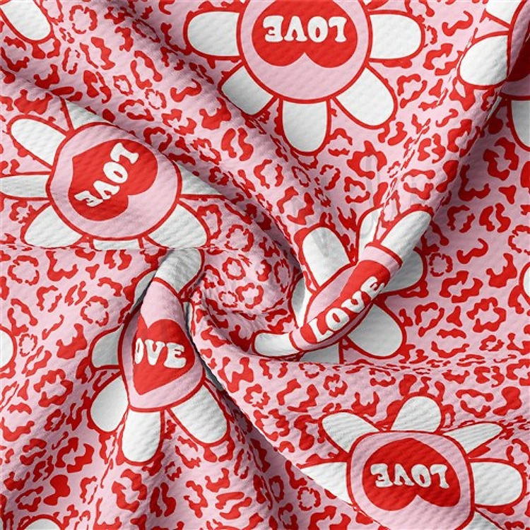 Valentine's Day Liverpool Bullet Textured Stretch Solid Strip Thick Knit Jersey Fabric