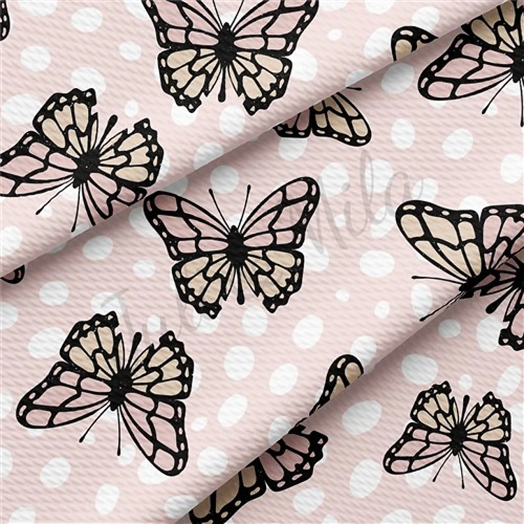 Monarch Butterflies Butterfly Liverpool Fabric AA701 & Get a Free $89.99 Embroidery Bundle