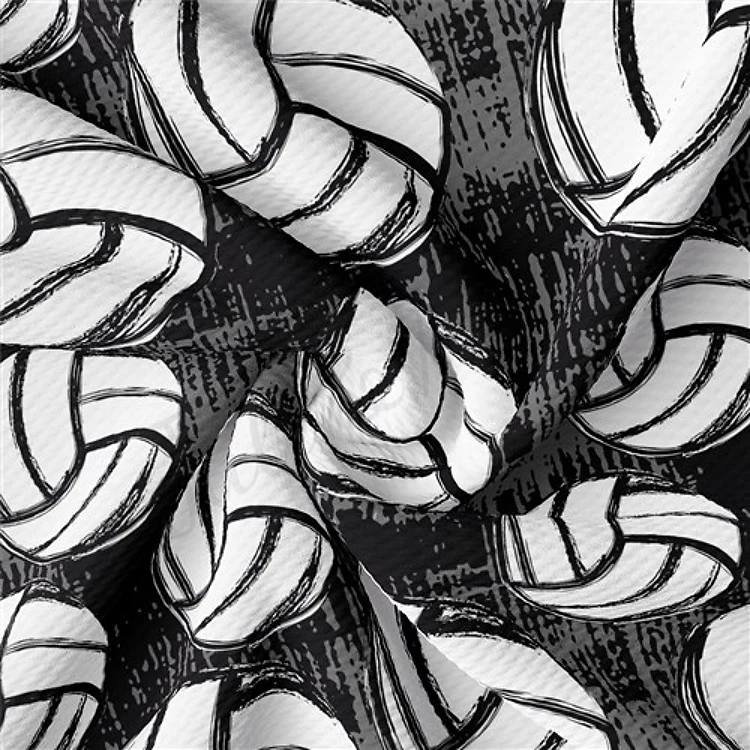 Volleyball Printed Liverpool Fabric AA1987 & Get a Free $89.99 Embroidery Bundle