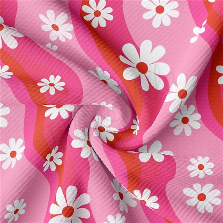 Valentine's Day Liverpool Bullet Textured Stretch Solid Strip Thick Knit Jersey Fabric