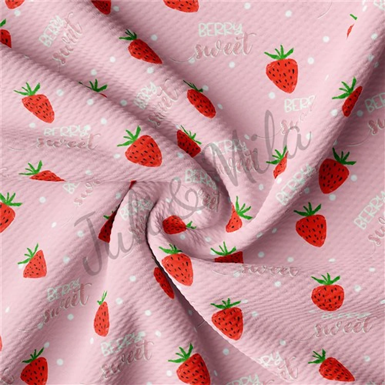Berry Sweet Printed Liverpool Fabric berrysweet AA326 & Get a Free $89.99 Embroidery Bundle