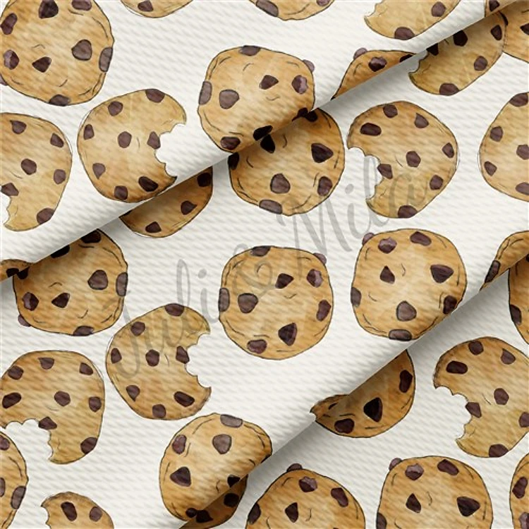 Chocolate Chip Cookies Liverpool Fabric AA126 TBP102 & Get a Free $89.99 Embroidery Bundle