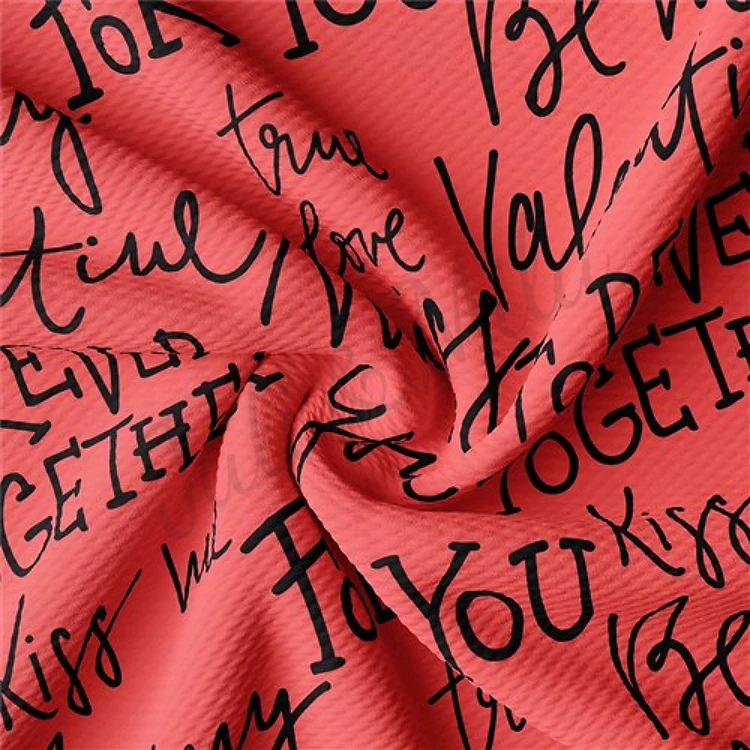 Valentine's Day Liverpool Bullet Textured Stretch Solid Strip Thick Knit Jersey Fabric