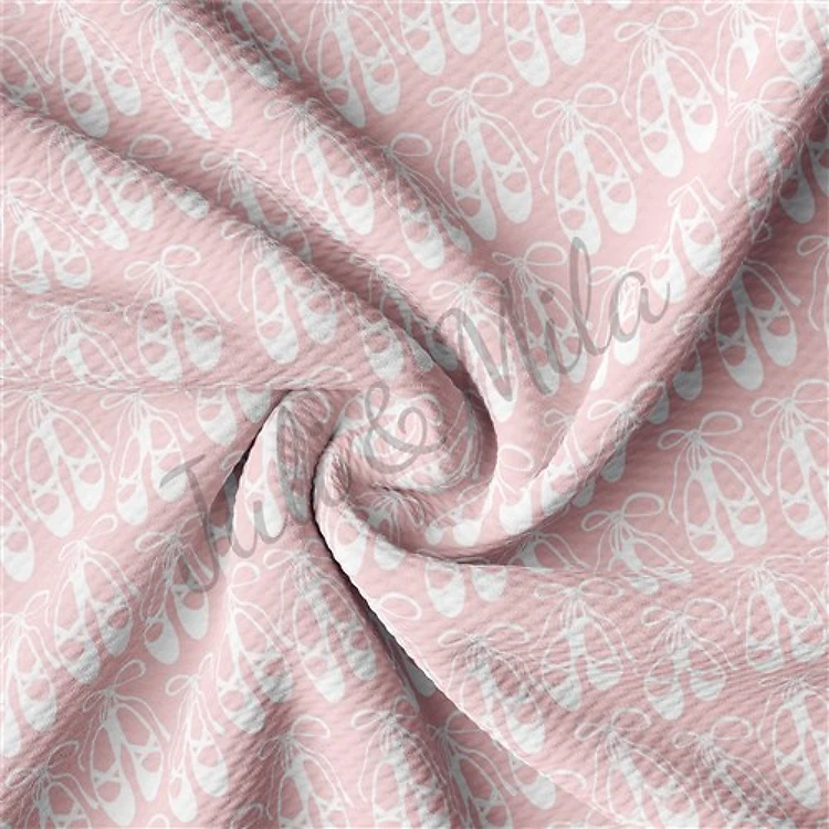 Ballet Slippers Printed Fabric balletslippers & Get a Free $89.99 Embroidery Bundle