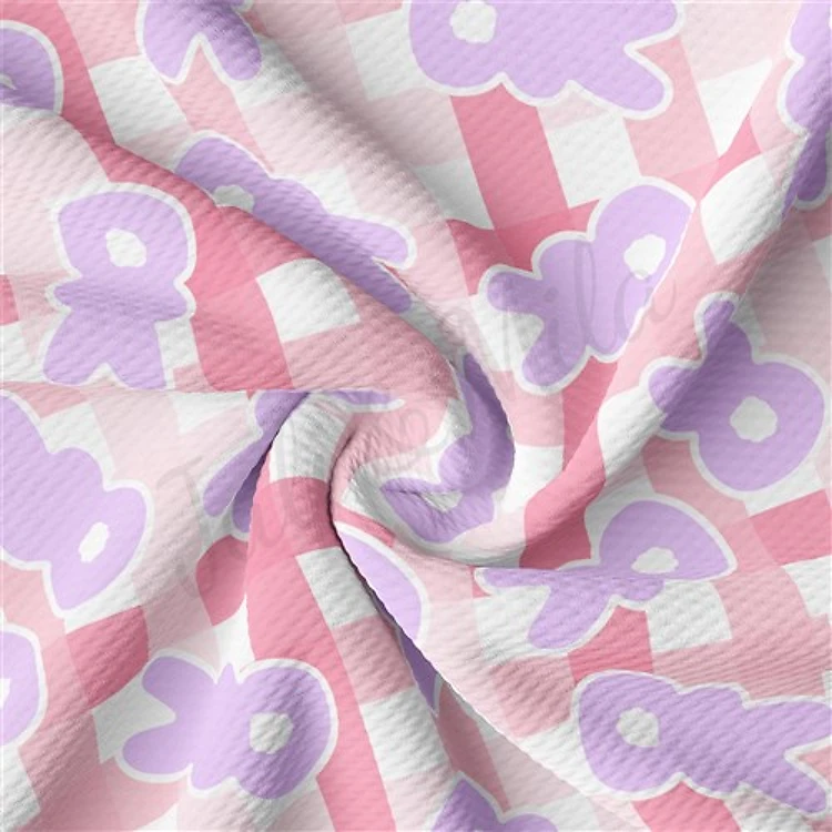 Easter Liverpool Bullet Textured Stretch Solid Strip Thick Knit Jersey Fabric
