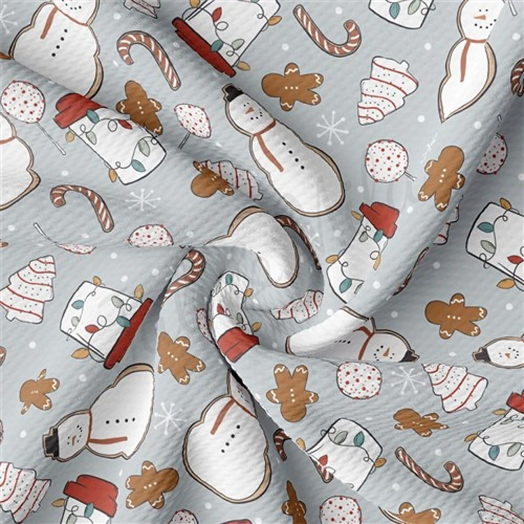 Christmas Printed Liverpool Fabric AA2090 & Get a Free $89.99 Embroidery Bundle