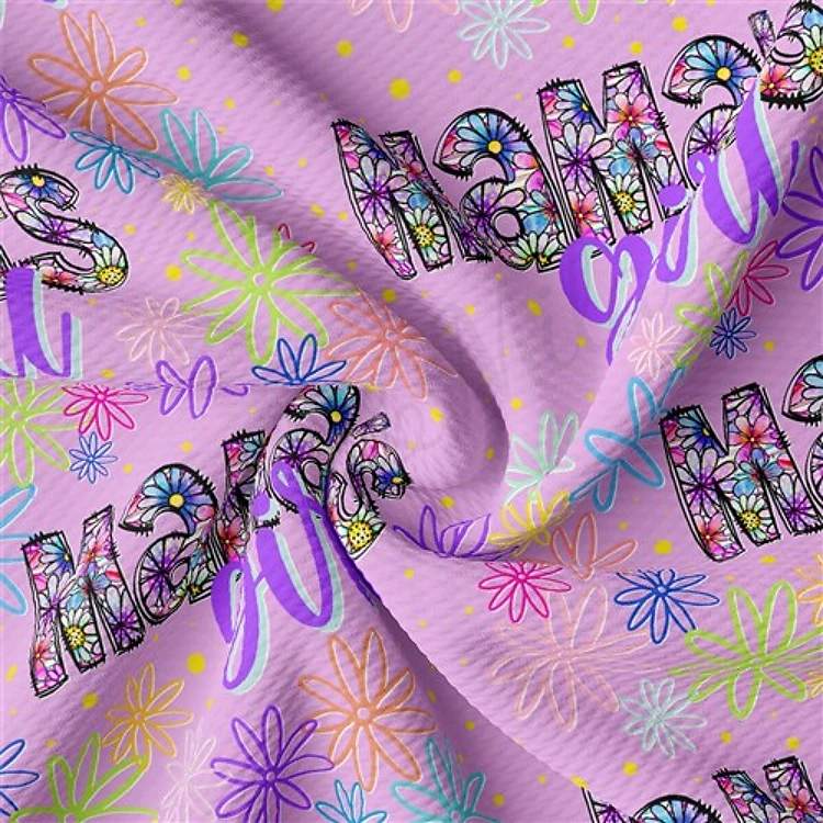 Printed Liverpool Fabric AA2497 Mama's Girl & Get a Free $89.99 Embroidery Bundle