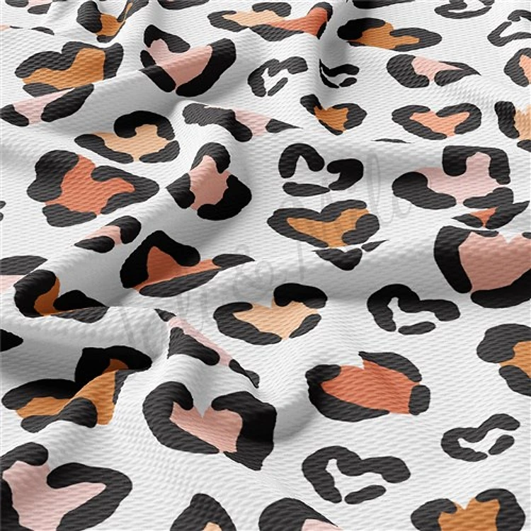 Valentine's Day Printed Liverpool Bullet Textured Stretch Solid Strip Thick Knit Jersey Fabric