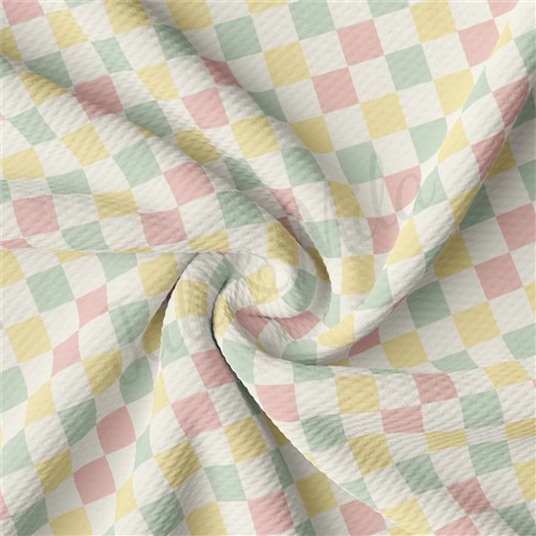 Easter AA2358 Liverpool Bullet Textured Stretch Solid Strip Thick Knit Jersey Fabric