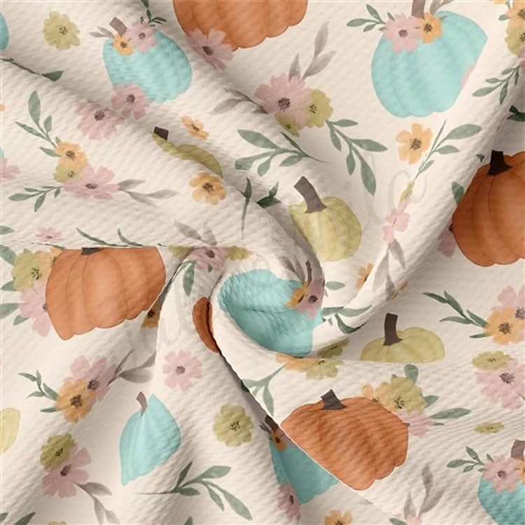 Autumn Fall Halloween Printed Liverpool Fabric AA1965 & Get a Free $89.99 Embroidery Bundle