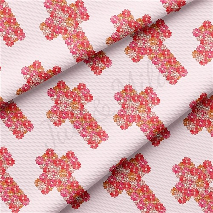 Easter Christmas Liverpool Bullet Textured Stretch Solid Strip Thick Knit Jersey Fabric