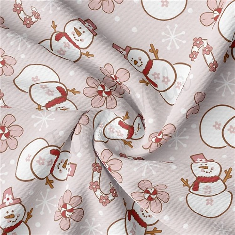Christmas Printed Liverpool Fabric AA2141 & Get a Free $89.99 Embroidery Bundle