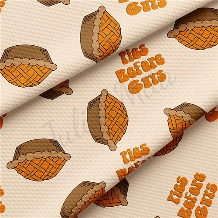 Pies Before Guys Thanksgiving Fall Autumn Printed Liverpool Liverpool AA914 & Get a Free $89.99 Embroidery Bundle