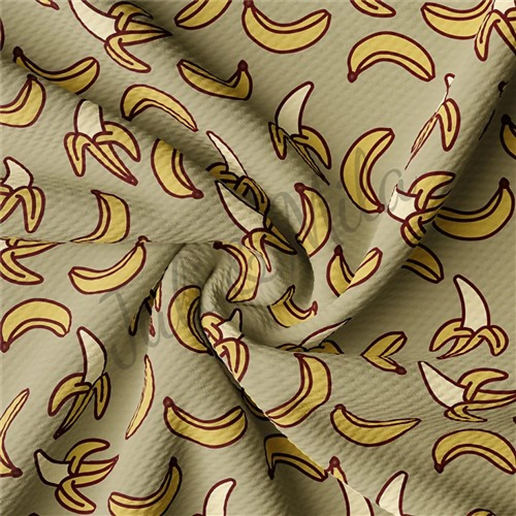 Bananas Printed Liverpool 4 Way Fabric Bananas3 & Get a Free $89.99 Embroidery Bundle