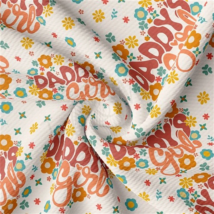 Printed Liverpool Fabric AA2516 Daddy's Girl & Get a Free $89.99 Embroidery Bundle
