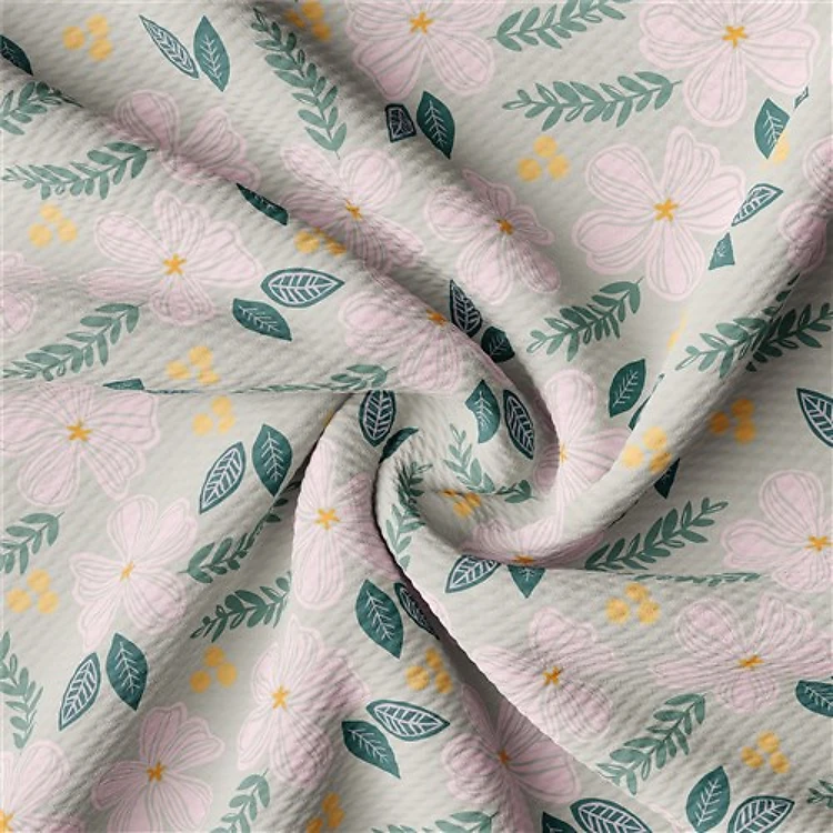 Printed Liverpool 4 Way Fabric (Floral50) & Get a Free $89.99 Embroidery Bundle