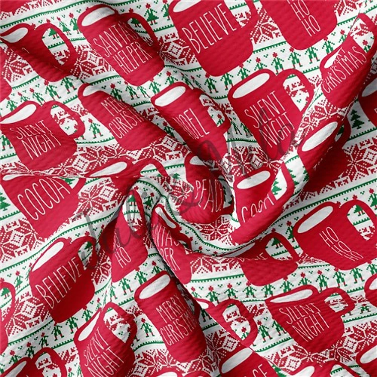 Christmas Printed Liverpool Fabric christmasseries27 & Get a Free $89.99 Embroidery Bundle