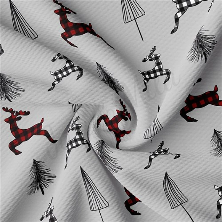Christmas Printed Liverpool Fabric AA2085 & Get a Free $89.99 Embroidery Bundle
