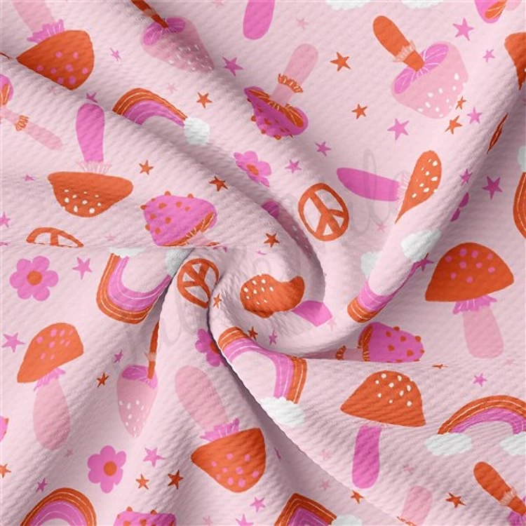 Valentine's Day Liverpool Bullet Textured Stretch Solid Strip Thick Knit Jersey Fabric
