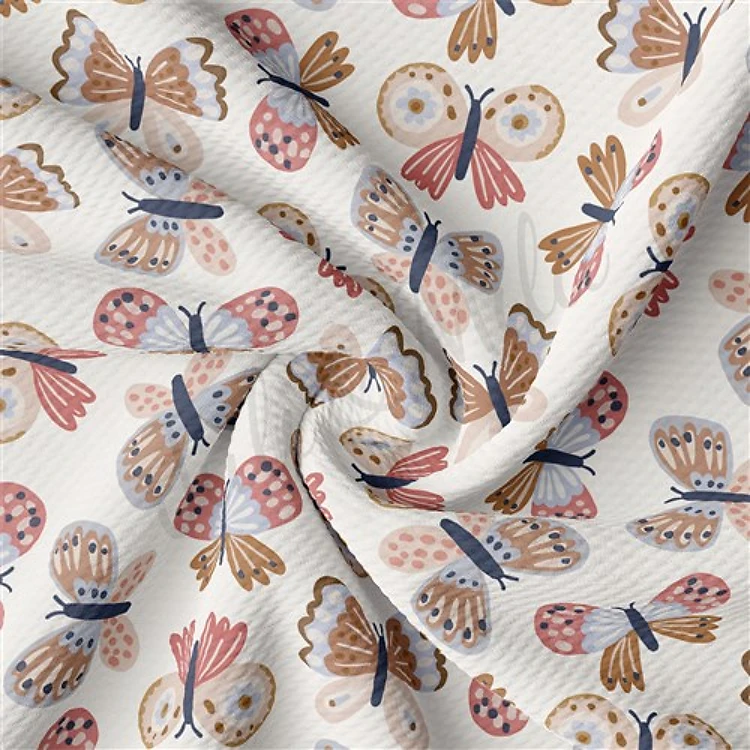 Butterflies Liverpool Bullet Textured Stretch Solid Strip Thick Knit Jersey Fabric