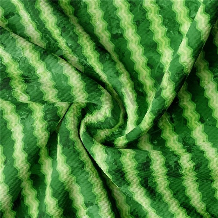 Watermelon Liverpool Bullet Textured Stretch Solid Strip Thick Knit Jersey Fabric