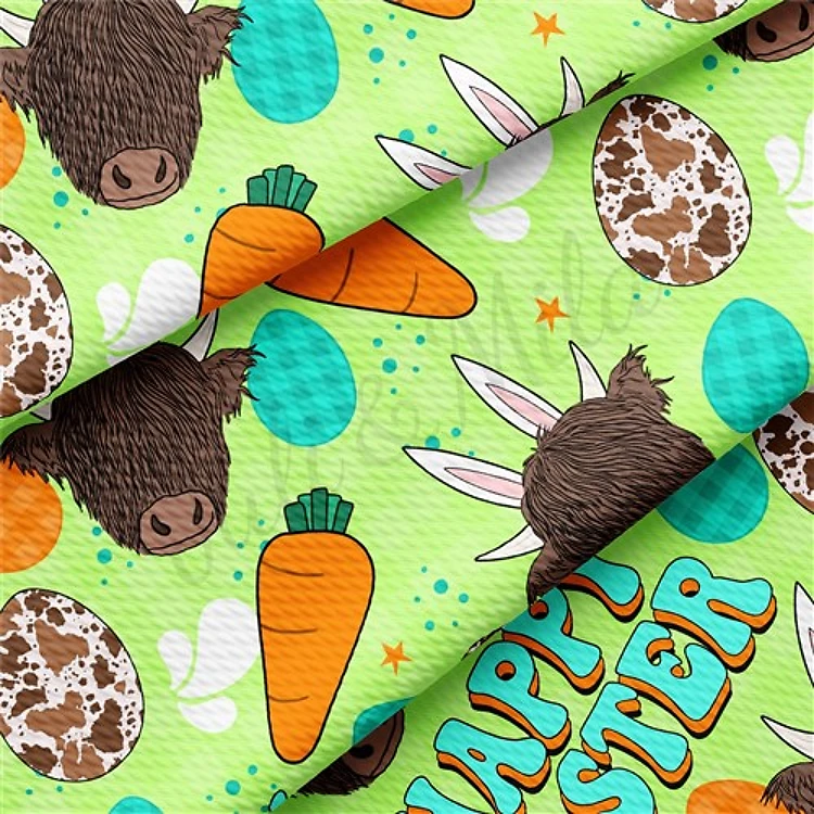 Easter Printed Liverpool Fabric AA1408 & Get a Free $89.99 Embroidery Bundle
