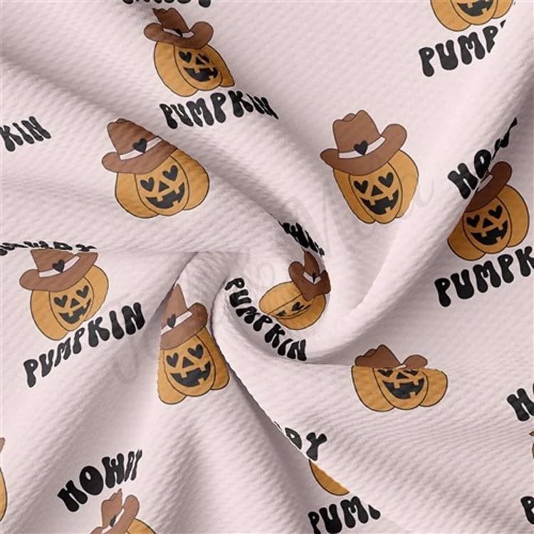 Autumn Fall Halloween Printed Liverpool Fabric AA1947 & Get a Free $89.99 Embroidery Bundle